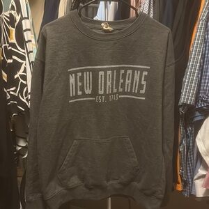 New Orleans Gray Sweatshirt